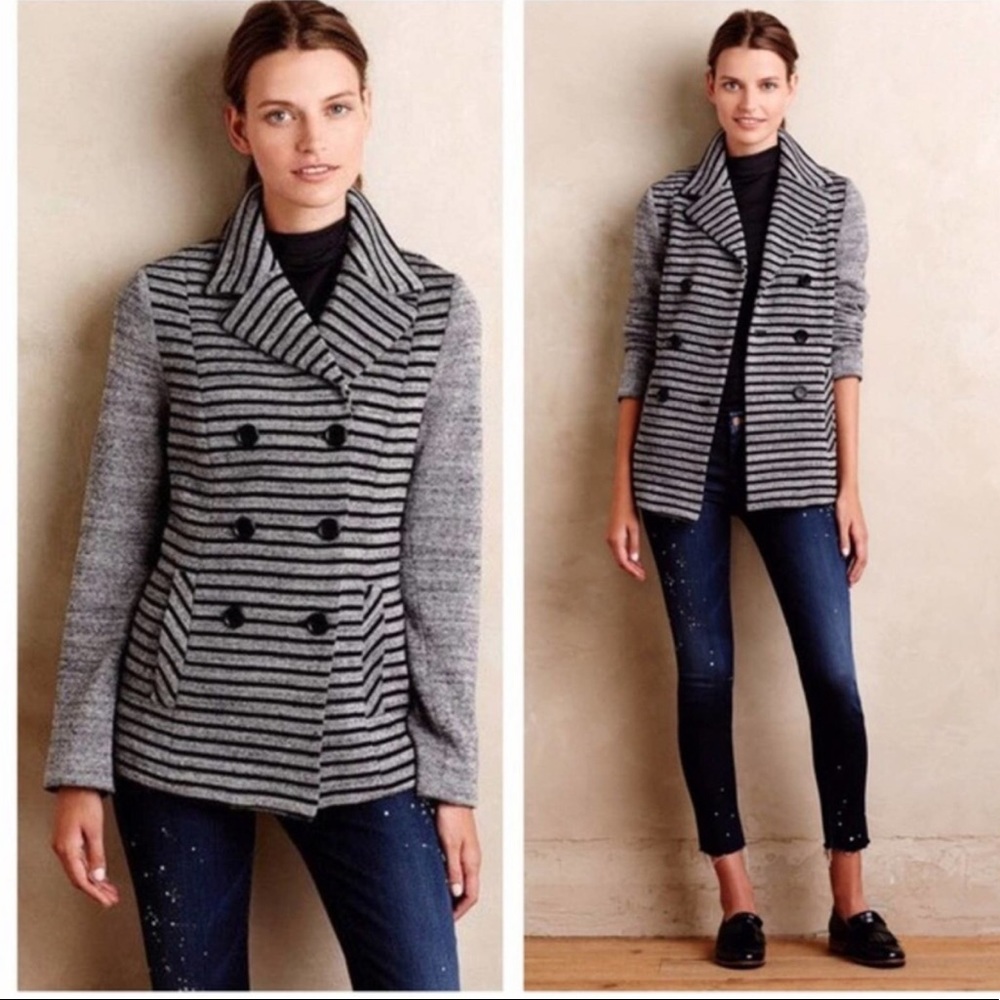 Anthropologie elevenses Seafarer jacket